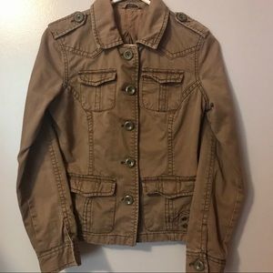 Aeropostale Brown Buttoned Jacket